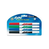 EXPO MARKERS LOW ODOR FINE ASST PQT.4