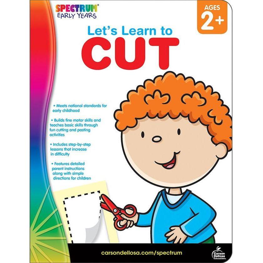 LET'S LEARN TO CUT WORKBOOK TODDLER-PK