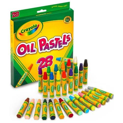 CRAYOLA OIL PASTELS ASSORTED COLORS PQ.28
