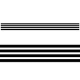 BLACK STRIPES EZ BORDER 48 FEET