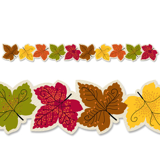 BORDER MAPLE LEAVES 48 FT. 24 STRIPS