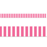 PINK BOLD STRIPES BORDER EZ 48FT. 24 STRIPS