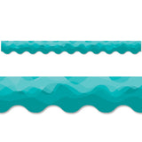 WAVES OF TEAL BORDER (MYSTICAL MAGICAL, EZ BORDER)