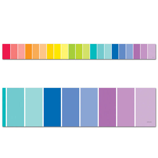 PAINTED PALETTE RAINBOW BORDER