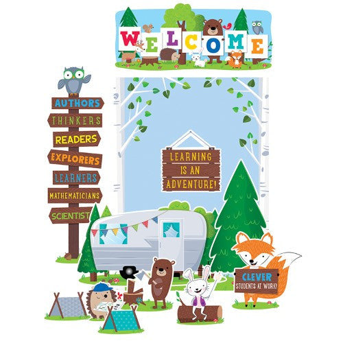 WOODLAND WELCOME BULLETIN BOARDS SET 51 PCS