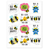 BEES STICKERS 60 PCS