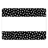 Messy Dots on Black Labels