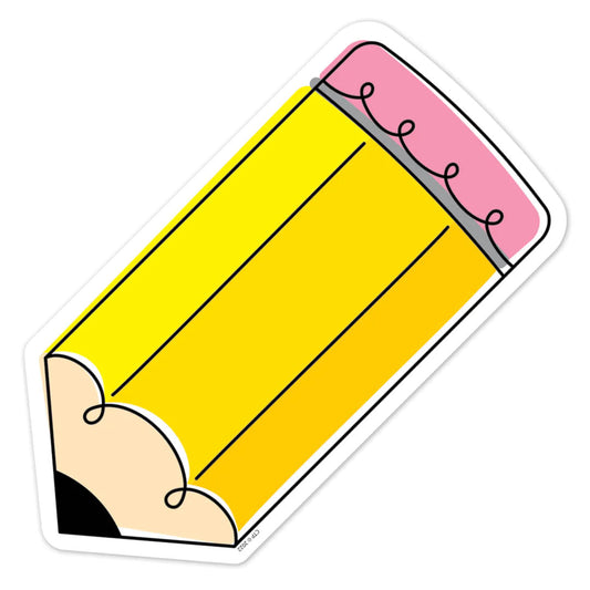 Doodle Pencil 6" Designer Cut-Outs 72 Pcs