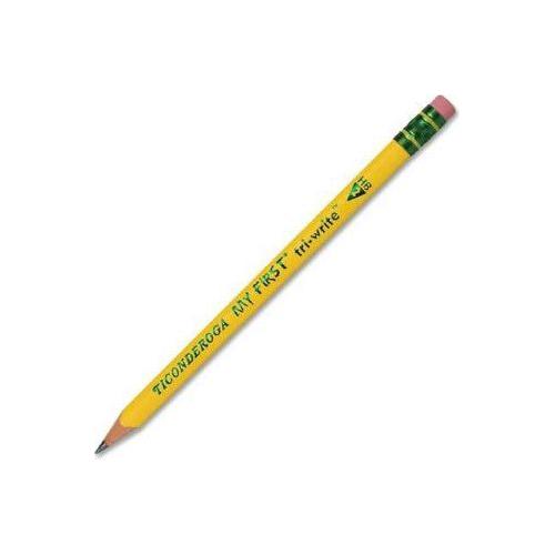 LAPIZ TRI-WRITE GRUESO #2 C/GOMA PQT.36