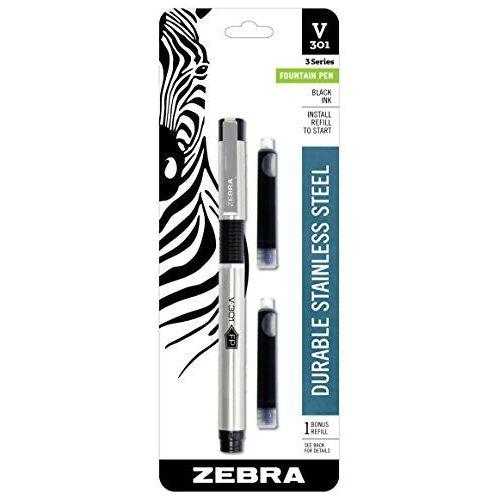 V-301 FOUNTAN PEN W REFILL BLACK