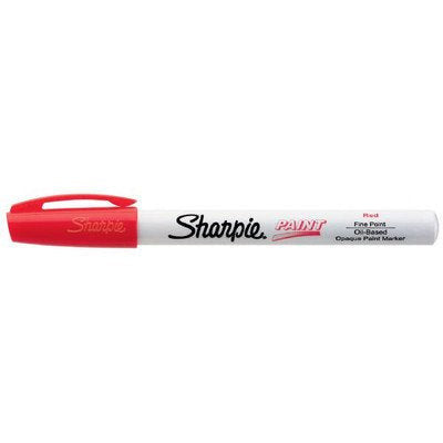 SHARPIE OIL BASE PAINT MARKER RED FINE