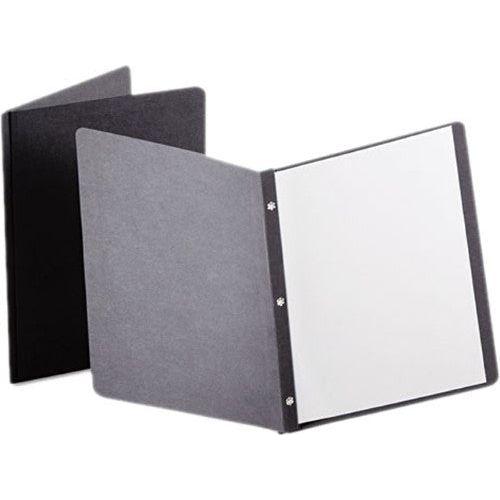 PAPER REPORT COVER W/CLIP LETTER BLACK BOX/25