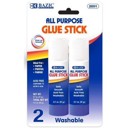 GLUE STICK LARGE 21G 0.7ONZ PQT.2
