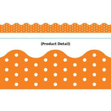 BORDER POLKA DOTS ORANGE