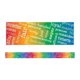 POSITIVE CHARACTER TRAITS STRAIGHT BORDERS