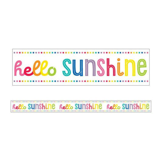 HELLO SUNSHINE STRAIGHT BORDER 12 STRIPS