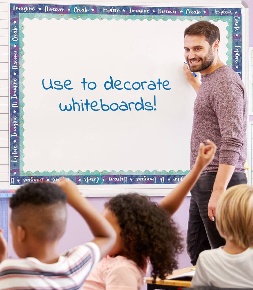 Galaxy Straight Bulletin Board Borders | 12 strips