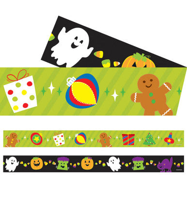 HALLOWEEN/HOLIDAY BORDERS-SCALLOPED