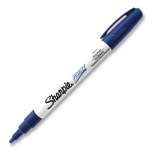 SHARPIE OIL BASE PAINT MARKER BLUE FINE