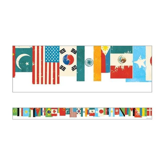 ALL ARE WELCOME FLAGS STRAIGHT BORDERS