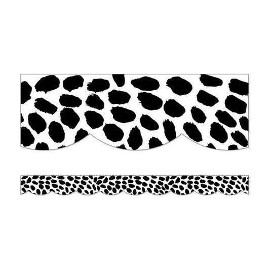 Safari Dot Scalloped Borders