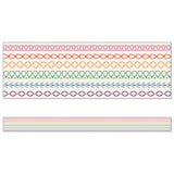 CRAFTY COOL RAINBOW STITCHED BORDER