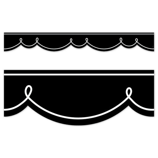 CORE DECOR DOODLE SWIRL BORDER 48'