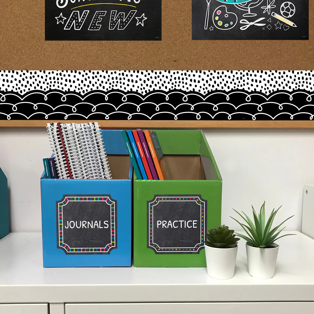 Core Decor Loop-de-Loop on Black Border | 48'