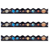 SOLAR SYSTEM BORDER SCALLOPED