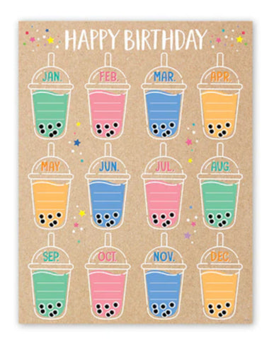 KRAFTY POP HAPPY BIRTHDAY CHART