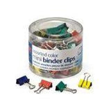 BINDER CLIPS MINI ASSORTED COLOR PQ.60