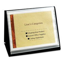 DISPLAY BOOK-N-EASEL LETTER 20 POCKET HORIZONTAL