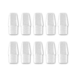 HI-POLYMER WHITE CAP ERASERS PQ. 10