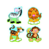 COLORFUL CUT-OUTS JUNGLE ANIMALS