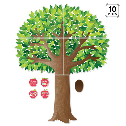 JUMBO TREE (APPLE TIME) BULLETIN BOARD 10 PCS