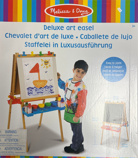 DELUXE WOODEN STANDING ART EASEL
