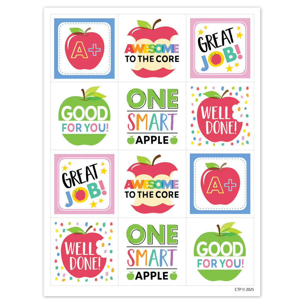 APPLE REWARDS STICKERS (APPLE TIME) 60 pcs
