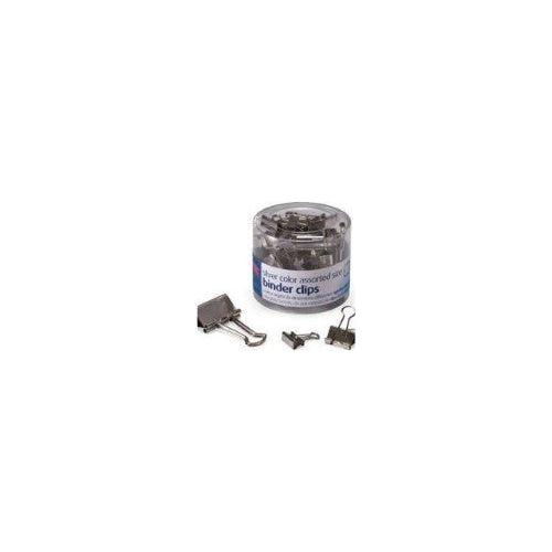 BINDER CLIPS ASSORTED SIZE SILVER PQ.30