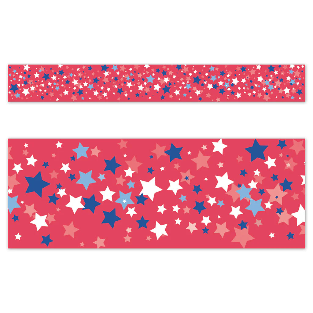 PATRIOTIC STARS BORDER (CORE DECOR, EZ BORDER)