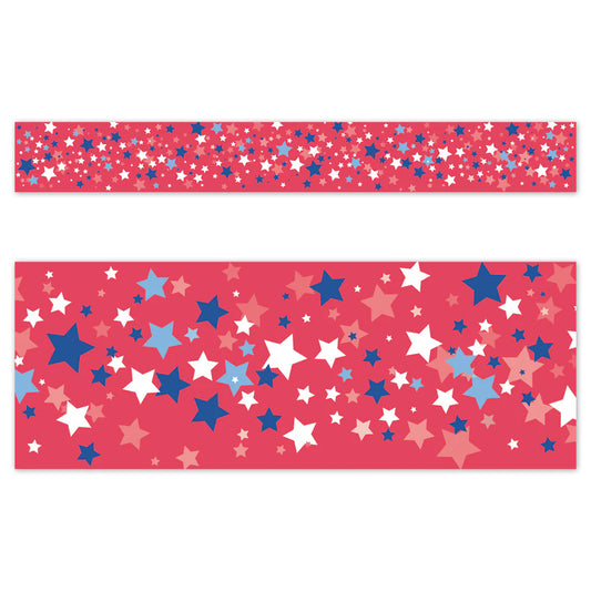 PATRIOTIC STARS BORDER (CORE DECOR, EZ BORDER)