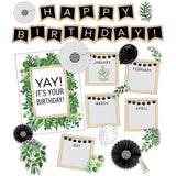 SIMPLY BOHO BIRTHDAY BULLETIN BOARD