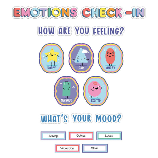 WE STICK TOGETHER EMOTIONS CHECK-IN PRE-PUNCHED BB