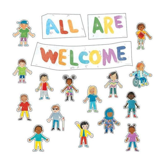 ALL ARE WELCOME BULLETIN BOARD SET