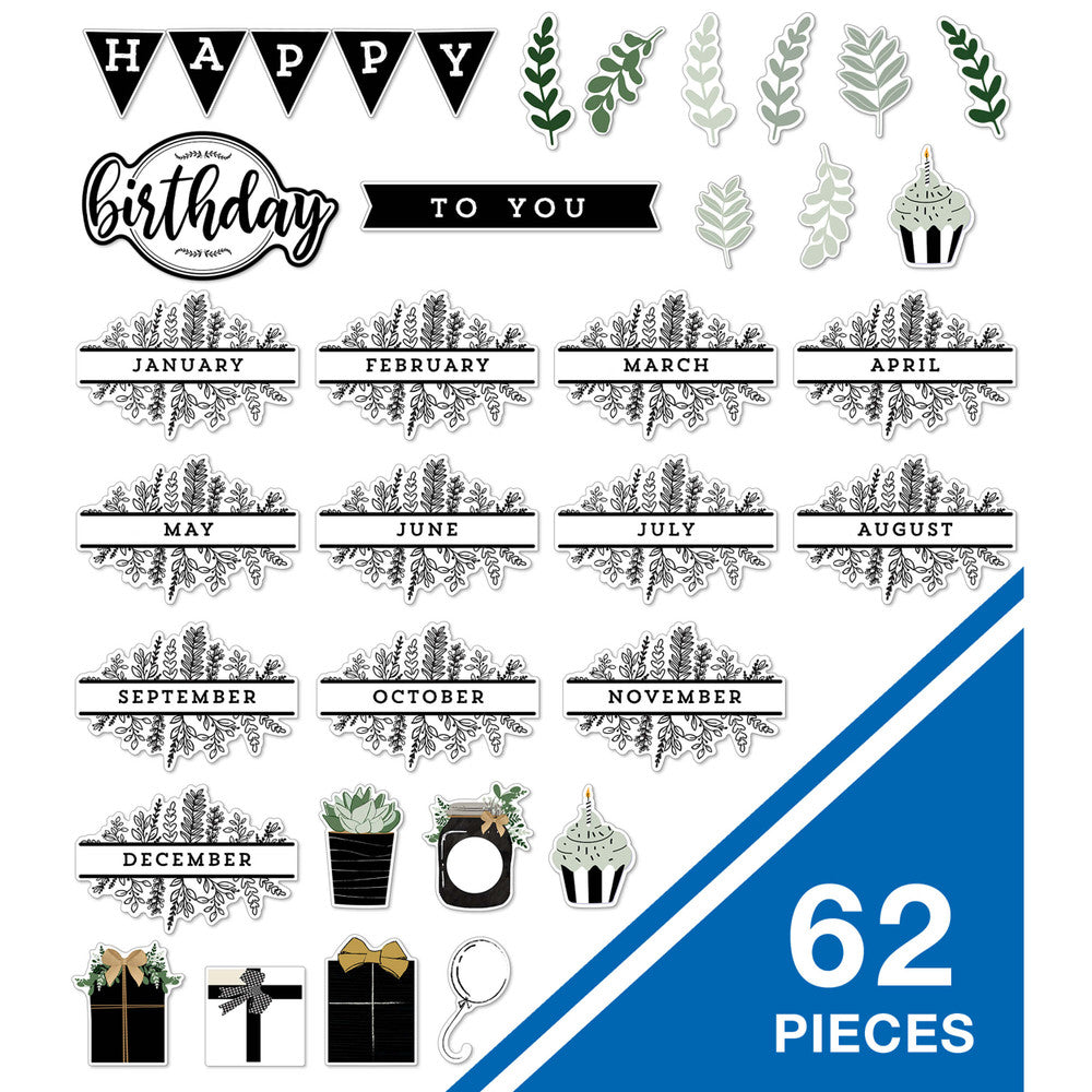 FARMHOUSE BIRTHDAY BULLETIN BOARD SET