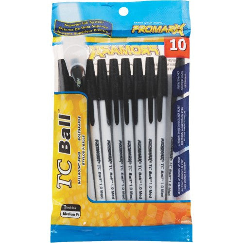 BALLPOINT PEN MEDIUM 1.0 BLACK PQ.10