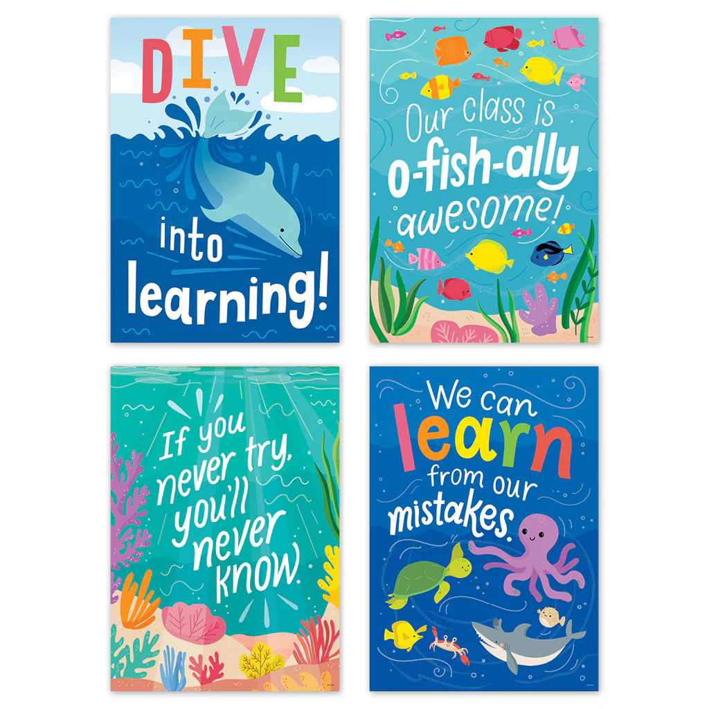 SEA FRIENDS INSPIRE U 4-POSTER PACK