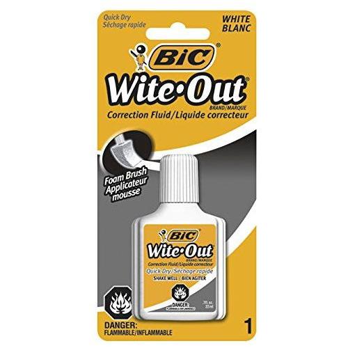WITE-OUT CORRECTION FLUID WHITE