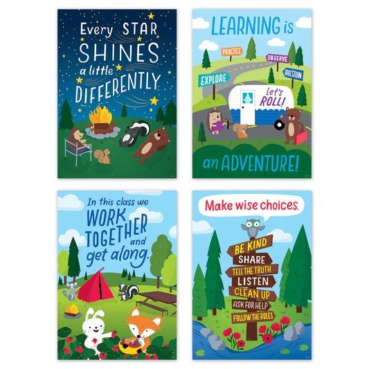 Woodland Friends Inspire U | 4-Poster Pack | Woodland Friends