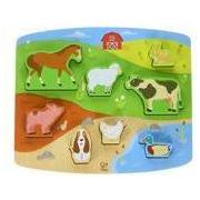FARM ANIMAL PUZZLE & PLAY 9PCS