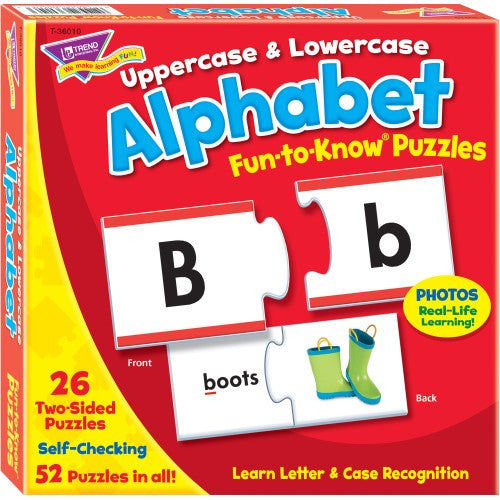 UPPERCASE & LOWER CASE PUZZLED